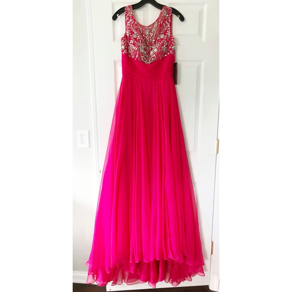 Fuchsia gown